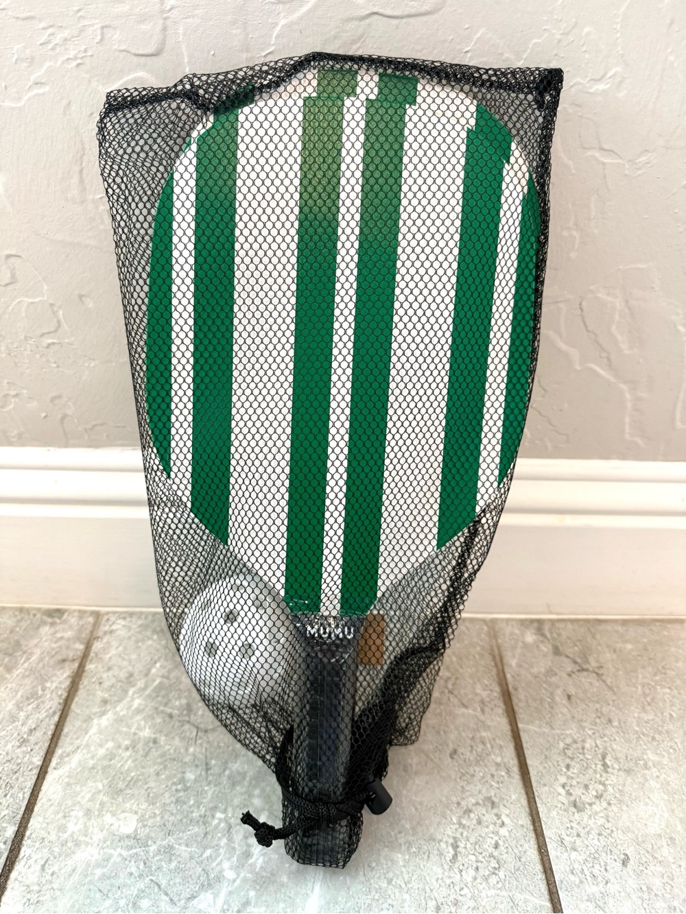 Show Me Your Mumu new pickleball set 2 paddles with ball green/white unopened